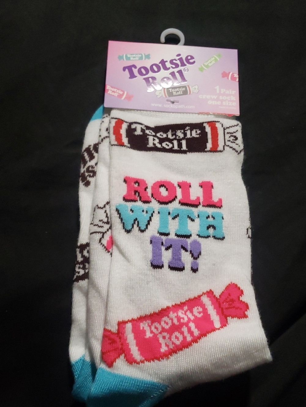 🤯3/$12 Tootsie Roll Crew Socks Unisex New